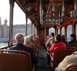 Прогулки на речном трамвайчике в Москве: прогулки по воде между городскими берегами
