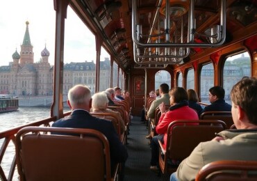 Прогулки на речном трамвайчике в Москве: прогулки по воде между городскими берегами