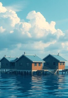 Жизнь на волнах: современный взгляд на дома, плавающие на воде