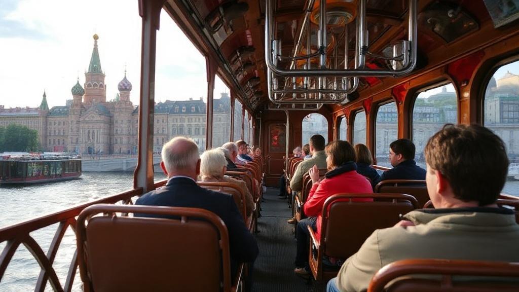 Прогулки на речном трамвайчике в Москве: прогулки по воде между городскими берегами